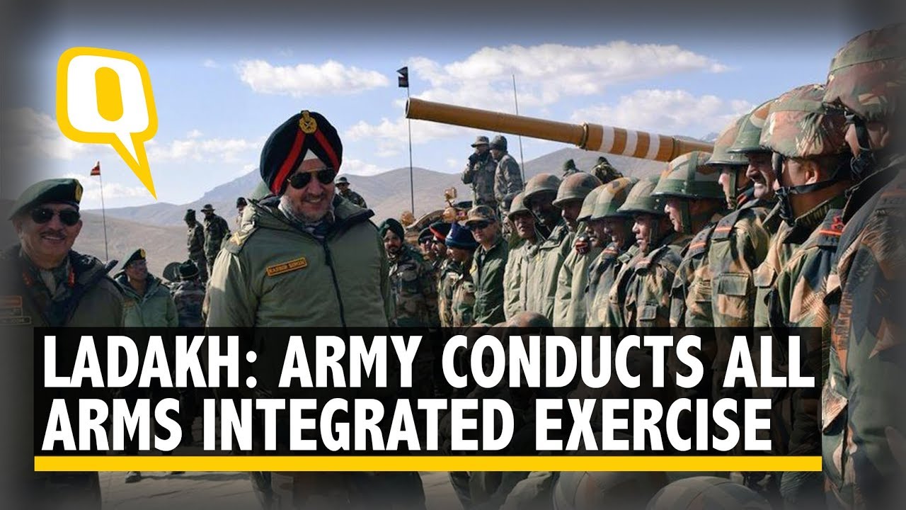 Month Before Modi-Xi Meet, India Flexes Military Muscle In Ladakh ...