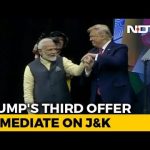 India Reasserts Position On J&K, Says "Just Hold On" For PM-Trump Meet