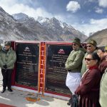 Defence Minister Inaugurates Bridge At Shyok River In Ladakh